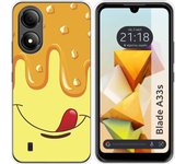 Funda Silicona Zte Blade A33s Helado Vainilla