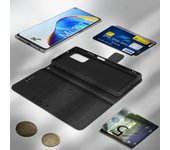 Funda Xiaomi Mi 10T / 10T Pro Vintage Billetera F. Soporte – Negro