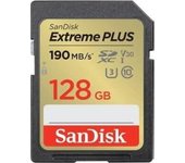Sandisk extreme plus 128gb sdhc 190mb/s 90mb/s uhs-i class
