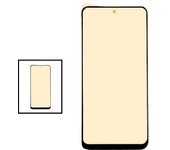 2 Ceramicglass de cubierta completa Kit de vidrio templado para Xiaomi Redmi 10 Prime 2022