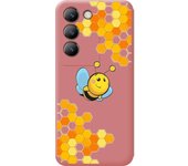 Funda Silicona Líquida Rosa Vivo V40 SE 5G Abeja