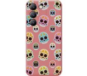 Funda Silicona Líquida Rosa Vivo V40 SE 5G Catrina