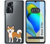 Funda Silicona Zte Blade A72s Perros 02