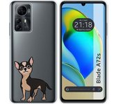 Funda Silicona Zte Blade A72s Perros 05