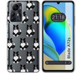 Funda Silicona Zte Blade A72s Perros 07