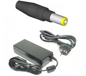 Charger (Power Supply), 15V, 8.0A for TOSHIBA Satellite Pro S300L-11Q, Plug 6.3 x 3.0 mm round