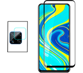 Película de Camara trasera + Vidrio templado 5D Cubierta completa para Xiaomi Poco M2 Pro
