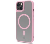 Celly Magmatt funda para teléfono móvil 15,5 cm (6.1 pulgadas pulgadas) Rosa, Transparente