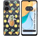 Funda Silicona Zte Blade V50 Design 5G Piña