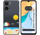 Funda Silicona Zte Blade V50 Design 5G Playa