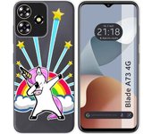 Funda Transparente Zte Blade A73 4G Unicornio