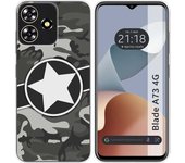 Funda Silicona Zte Blade A73 4G Camuflaje 02