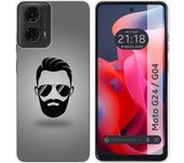 Funda Silicona Motorola Moto G04 / G24 Barba