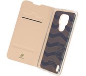 Funda Motorola Moto E7 Tarjetero Soporte Rosa
