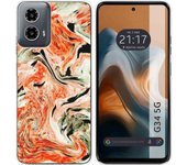 Funda Silicona Motorola Moto G34 5G Mármol 12