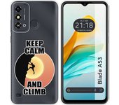 Funda Silicona Zte Blade A53 Hombre Escalada
