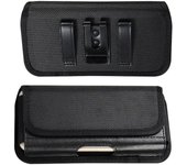 Funda para Polaroid Snap 5.0 Cinturon Clip Metal con Tarjetero en Textil y Piel