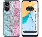 Funda Silicona Zte Blade V50 Design 5G Mármol 08