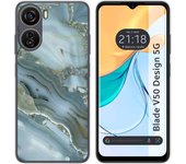 Funda Silicona Zte Blade V50 Design 5G Mármol 09