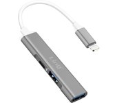 Concentrador Lightning vers 2 puertos USB y 1 puerto Lightning