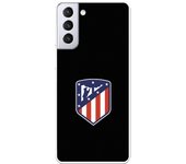 Funda para Galaxy S21 Plus del Atleti Escudo Fondo Negro - Licencia Oficial Atlético de Madrid