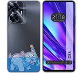 Funda Silicona Transparente Realme C55 Hipo