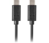 Lanberg CA-CMCM-31CU-0018-BK cable USB 1,8 m USB 3.2 Gen 1 (3.1 Gen 1) USB C Negro