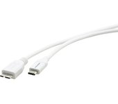 Kramer Electronics C-USB31 cable USB 0,9 m USB 3.2 Gen 1 (3.1 Gen 1) USB C USB C/Micro-USB B Blanco