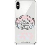 Funda para iPhone X Oficial de Star Wars SW The Future Of The Galaxy Transparente - Star Wars
