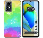 Funda Silicona Zte Blade A72s Acuarela 03