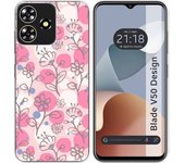 Funda Silicona Zte Blade V50 Design 4G Flores 07