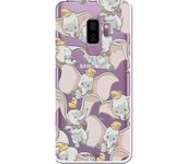 Funda Oficial Disney Dumbo Patrón Clear para Galaxy S9 Plus