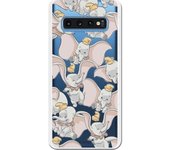 Funda Oficial Disney Dumbo Patrón Clear para Galaxy S10