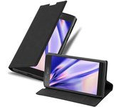 Funda Libro para Sony Xperia L1 en NEGRO ANTRACITA - Cubierta Proteccion con Cierre Magnetico, Tarjetero y Funcion de Suporte - Etui Case Cover Carcasa