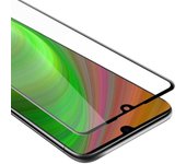 Pelicula Protectora para Huawei P SMART 2019 en TRANSPARENTE con NEGRO - Pantalla de Vidrio Templado Cobertura Completa (Tempered) Compatible 3D con Dureza 9H