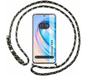 Funda Colgante Honor X8a Cordon Verde / Dorado