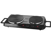 Emerio HP-114482.1 hobs Negro Encimera Hornillo eléctrico / Placa eléctrica 2 zona(s)