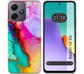 Funda Silicona Xiaomi Redmi 12 5G Mármol 15