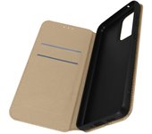 Funda con tarjetero y soporte para vídeo -Samsung Galaxy A33 5G dorada