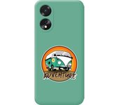 Funda Silicona Verde Oppo A38 4G Adventure