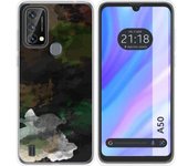 Funda Silicona Transparente Blackview A50 Acuarela 12