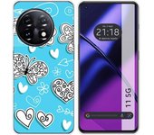 Funda Silicona Oneplus 11 5G Mariposas