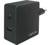 LogiLink PA0213 cargador de dispositivo móvil Universal Negro Corriente alterna Interior