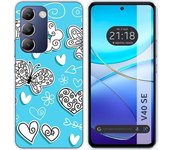 Funda Silicona Vivo V40 SE 5G Mariposas
