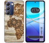 Funda Silicona Vivo V40 SE 5G Madera 07