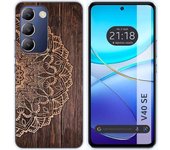 Funda Silicona Vivo V40 SE 5G Madera 06