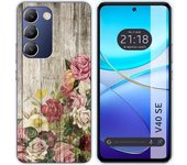 Funda Silicona Vivo V40 SE 5G Madera 08
