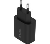 Belkin WCA004vfBK Smartphone Negro Corriente alterna Carga rápida Interior