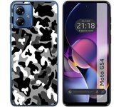 Funda Silicona Motorola Moto G54 5G Snow Camuflaje