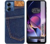 Funda Silicona Motorola Moto G54 5G Vaquero